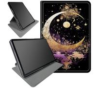 DIGTIALL Case for Samsung Galaxy Tab S9 Plus/X810/X816B/X818U/S9 FE Plus 12.4inch/S10 Plus,360 Degree Rotating Swivel Stand Protective Cover for Samsung Tab S9 Plus 2023,Tars and Moon
