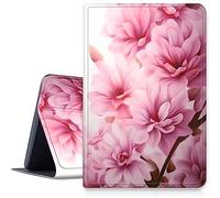 DIGTIALL Case for Samsung Galaxy Tab S9 Ultra 14.6 Inch 2023-X910/X916/X918 / S8 Ultra 2022/S10 Ultra Tablet,PU Leather Fold Stand Protective Cover with Auto Sleep/Wake,Pink Flowers