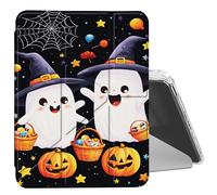 DIGTIALL Clear Case for iPad Pro 13 Inch Case M4 (2024 Model, 7th Generation) with Pencil Holder Folding Y Shape Stand Designed Cover,Auto Wake/Sleep,Witches