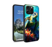 DIGTIALL Colorful Turtle Case for iPhone 15 Pro Max 6.7", Slim Soft TPU Silicone Protective Cover, Anti-Slip Grip & Shockproof Design for iPhone 15 Pro Max 6.7"