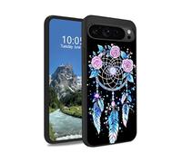 DIGTIALL Dreamcatcher Pink Roses Case for Google Pixel 10 Pro XL 6.8", Slim Soft TPU Silicone Protective Cover, Anti-Slip Grip & Shockproof Design for Pixel 10 Pro XL