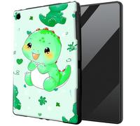 DIGTIALL for 8.0" Kindle Fire HD 8 Tablet (8th/7th/6th Generation, 2018/2017/2016) TPU Case - Ultra-Thin Protective Cover Shockproof Protection Cover,Cute Green Dinosaur