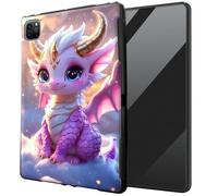 DIGTIALL for iPad Air 13 inch M3 2025 & 2024 M2 /iPad Pro 12.9 Inch 2022/2021/2020 TPU Case - Ultra-Thin Protective Cover Shockproof Protection Cover,Cute Dragon Baby
