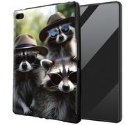 DIGTIALL for iPad Air 1st/2nd Gen/iPad Pro 9.7"/iPad 6th/5th Generation for iPad 9.7" 2018/2017 TPU Case - Ultra-Thin Protective Cover Shockproof Protection Cover,Cute Raccoon