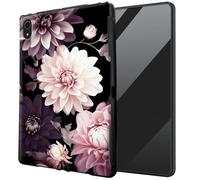 DIGTIALL for iPad Air 3rd Generation 2019/iPad Pro 10.5 Inch 2017/iPad 7 10.2 2019/2020 iPad 9 2021 TPU Case - Ultra-Thin Protective Cover Shockproof Protection Cover,Pink and White Flowers