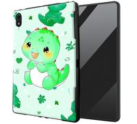 DIGTIALL for iPad Air 3rd Generation 2019/iPad Pro 10.5 Inch 2017/iPad 7 10.2 2019/2020 iPad 9 2021 TPU Case - Ultra-Thin Protective Cover Shockproof Protection Cover,Cute Green Dinosaur