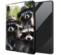 DIGTIALL for iPad Air 3rd Generation 2019/iPad Pro 10.5 Inch 2017/iPad 7 10.2 2019/2020 iPad 9 2021 TPU Case - Ultra-Thin Protective Cover Shockproof Protection Cover,Cute Raccoon