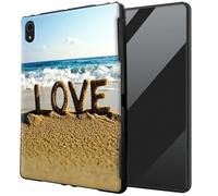 DIGTIALL for iPad Air 3rd Generation 2019/iPad Pro 10.5 Inch 2017/iPad 7 10.2 2019/2020 iPad 9 2021 TPU Case - Ultra-Thin Protective Cover Shockproof Protection Cover,Word Love On The Beach