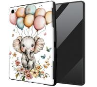 DIGTIALL for iPad mini 1/Mini 2 / Mini 3 7.9" TPU Case - Ultra-Thin Protective Cover Shockproof Protection Cover for iPad mini 1/2 / 3,Cute Baby Elephant Balloon