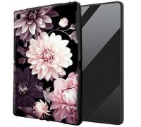 DIGTIALL for iPad mini 5 Generation 2019/ Mini 4 3 2 1 7.9" TPU Case - Ultra-Thin Protective Cover Shockproof Protection Cover for iPad mini 5 4 3 2 1,Pink and White Flowers