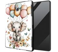 DIGTIALL for Samsung Galaxy Tab A 10.1 2016 SM-T580 T585 T587 TPU Case - Ultra-Thin Protective Cover Shockproof Protection Cover,Cute Baby Elephant Balloon