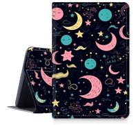 DIGTIALL for Samsung Galaxy Tab A8 10.5 Inch Case 2022 Model [SM-X200/X205/X207],Slim PU Leather Fold Stand Protective Cover Case with Auto Sleep/Wake,Stars and Moons