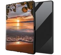 DIGTIALL for Samsung Galaxy Tab S5e 10.5 2019 SM-T720/T725/T727 TPU Case - Ultra-Thin Protective Cover Shockproof Protection Cover,Sunset Beach The Sunset