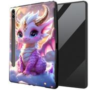 DIGTIALL for Samsung Galaxy Tab S8 Plus 2022/S7 FE 2021/S7 Plus 2020 12.4-Inch TPU Case - Ultra-Thin Protective Cover Shockproof Protection Cover,Cute Dragon Baby