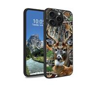 DIGTIALL Hunting Camouflage Deer Case for iPhone 14 Pro Max 6.7", Slim Soft TPU Silicone Protective Cover, Anti-Slip Grip & Shockproof Design for iPhone 14 Pro Max 6.7"