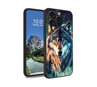DIGTIALL Majestic Wolf Case for iPhone 14 Pro Max 6.7", Slim Soft TPU Silicone Protective Cover, Anti-Slip Grip & Shockproof Design for iPhone 14 Pro Max 6.7"