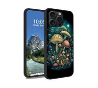 DIGTIALL Mushroom Jellyfish Case for iPhone 15 Pro Max 6.7", Slim Soft TPU Silicone Protective Cover, Anti-Slip Grip & Shockproof Design for iPhone 15 Pro Max 6.7"