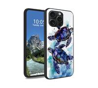DIGTIALL Sea Turtle Case for iPhone 15 Pro Max 6.7", Slim Soft TPU Silicone Protective Cover, Anti-Slip Grip & Shockproof Design for iPhone 15 Pro Max 6.7"