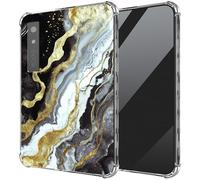DIGTIALL Ultra-Thin Clear TPU Case for Boox Palma 2 6.13"/for Boox Palma E-Book Transparent Anti-Slip Shockproof Protection Cover,Black Gold Marble