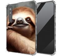DIGTIALL Ultra-Thin Clear TPU Case for Boox Palma 2 6.13"/for Boox Palma E-Book Transparent Anti-Slip Shockproof Protection Cover,Cute Sloth