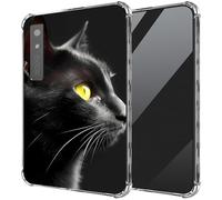 DIGTIALL Ultra-Thin Clear TPU Case for Boox Palma 2 6.13"/for Boox Palma E-Book Transparent Anti-Slip Shockproof Protection Cover,Black Cat