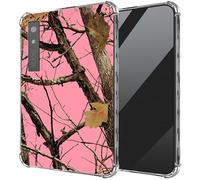 DIGTIALL Ultra-Thin Clear TPU Case for Boox Palma 2 6.13"/for Boox Palma E-Book Transparent Anti-Slip Shockproof Protection Cover,Pink Dead Wood Tree