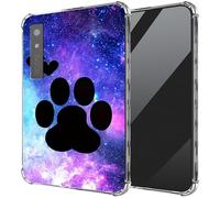 DIGTIALL Ultra-Thin Clear TPU Case for Boox Palma 6.13"/for Boox Kant/for Boox Kant 2 E-Book Transparent Anti-Slip Shockproof Protection Cover,Dog Paw Print