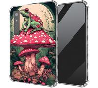 DIGTIALL Ultra-Thin Clear TPU Case for Boox Palma 6.13"/for Boox Kant/for Boox Kant 2 E-Book Transparent Anti-Slip Shockproof Protection Cover,Frog On Mushroom