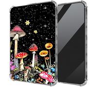 DIGTIALL Ultra-Thin Clear TPU Case for Remarkable Paper Pro Tablet 11.8 Inch 2024 Released Transparent Anti-Slip Shockproof Protection Cover,Mushrooms Flowers and Ferns