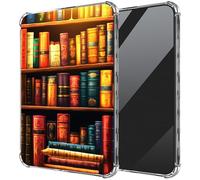 DIGTIALL Ultra-Thin Clear TPU Case for Remarkable Paper Pro Tablet 11.8 Inch 2024 Released Transparent Anti-Slip Shockproof Protection Cover,Vintage Bookshelf