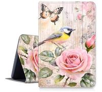 DIGTIALLL Case for 6.8" Kindle Paperwhite (11th Generation-2021) and Kindle Paperwhite Signature Edition PU Leather Protective Cover with Auto Sleep/Wake,Beautiful Watercolor Bird