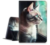DIGTIALLL Case for Samsung Galaxy Tab A 8.0 Case 2019 SM-T290/ T295/ T297 PU Leather Smart Protective Cover with Auto Sleep/Wake,Stars and Moons