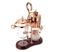 Diguo Belgian/Belgium Luxury Royal Family Balance Syphon Coffee Maker. Elegant Design Retro-Style (Polished Rose Gold)
