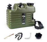 Digury 5 Gallon Water Jug, Camping Water Container BPA Free Water Storage with Spigot No Leakage Portable Emergency Water Tank for Outdoor Hiking Camping Picnic Supplies Green