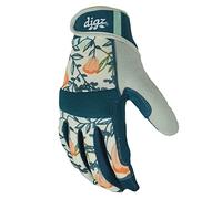 DIGZ 77862-23 High Performance Women's Gardening Work Touch Screen Compatible Fingertips Gloves, Large, Coral Floral Pattern