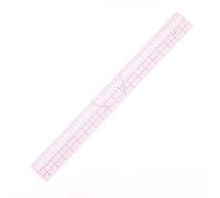 DIHAN 19" 50cm Metric-Inch 8ths Multi-Function Garment Ruler for Fashion Design Sewing