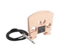 Diheohg 1 Piece Violin Bridge Series with Inner Mounted Piezo Microphone for 4/4 Full Size Electric Violin Parts Replacement