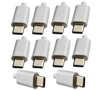 Diheohg 10 Pieces 12V PD/QC Lure Charging Module with Shell PD 2 3.0 DC Trigger USB Type-C Male QC4 Charging Connector White Easy to Install Easy to Use