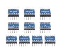Diheohg 10 Pieces Series 4 Channels IIC I2C Logic Level Converter Module Bidirectional 3.3V to 5V Speed Controller for (Pack of 10)