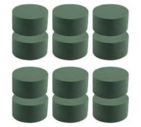 Diheohg 12 Pcs/Set DIY Flower Arrangement Kit Green Round Wet Floral Foam Wedding Aisle Flowers Party Decoration