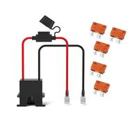 Diheohg 12 Volt SLA Power Wheel Battery Harness Connector with 5 Fuses 40A Also for Batteries with F2 Terminals