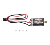 Diheohg 180 Brushed Motor with Stainless Steel Pinion for Upgrade 1/18 RC Crawler TRX4M, Accessories 80T