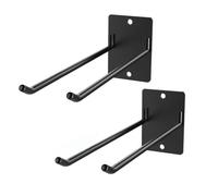 Diheohg 2 Pcs Heavy Duty Storage Organizer Wall Mount Steel Garden Tools Shovel Rake Wall Hook