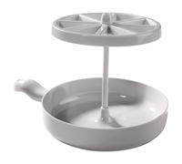Diheohg 2 Pieces DIY Bacon Cooker for Microwave Oven Microwave Grill Bacon Tray for Microwave Anti-Splash with Lid