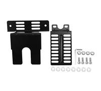 Diheohg 2 Pieces Series Stainless Steel Roaster Motor Bracket Set Universal Barbecue Motor Support Plates Outdoor Camping Barbecue Tools