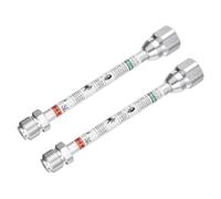 Diheohg 2 x 20cm/8 Inch Airless Paint Sprayer Nozzle Extension Rods for Anti-Corrosion Paint