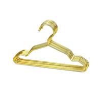 Diheohg 20 cm Clothes Hangers for Pets Metal Hanger for Dog Cat Puppet Doll Pet Clothes Holder Mini Hanger