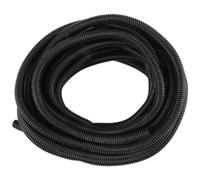 Diheohg 25 Ft Split Loom Duct Polyethylene Tube Black Color Sleeve Tube