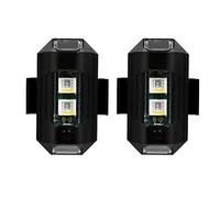 Diheohg 2Pcs 7 Colors Drone Strobe Light USB LED Anti-Collision Bicycle Tail Drone Night Fly Mini Signal Flashing Warning Light