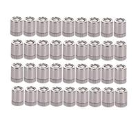 Diheohg 36 Pieces Miniature Lights for Dollhouse, Miniature LED Lights for Crafts, Battery Operated Mini Spotlights (Warm White)